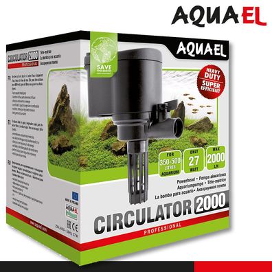 Aquael Circulator 2000 Umwälzpumpe Aquarienpumpe Zubehör Strömung Sauerstoff