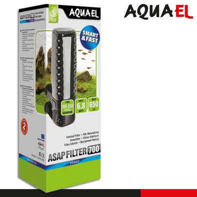 Aquael Filter ASAP 700 Innenfilter Kompakt Aquarium Wasserpflege Reinigung