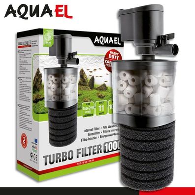 Aquael Turbo Filter 1000 Aquarienfilter Innen Wasserpflege Reinigung Fische