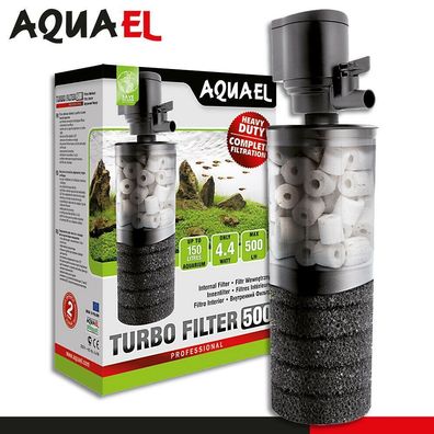 Aquael Turbo Filter 500 Aquarium Innenfilter Wasserpflege Reinigung Fische