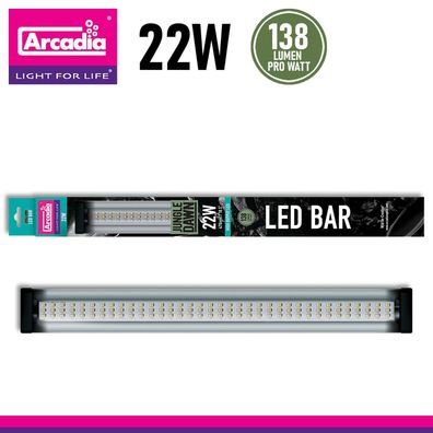 Arcadia Jungle Dawn LED Bar Reptile Lamp 22 Watt
