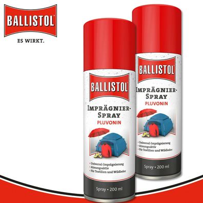 Ballistol 2 x 200 ml Imprägnierspray Pluvonin