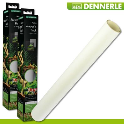 2 x Dennerle Scaper´s Back Milk Rückwandfolie Aqaurium Rückwand Weiß Dekorfolie