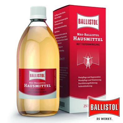 Ballistol 250 ml Neo-Ballistol Hausmittel mit Tiefenwirkung zum Einreiben