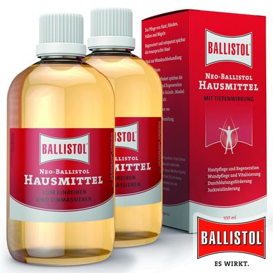 Ballistol 2x100 ml Neo-Ballistol Hausmittel mit Tiefenwirkung zum Einreiben