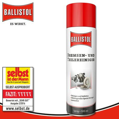 Ballistol 500 ml Bremsen- und Teilereiniger Spray