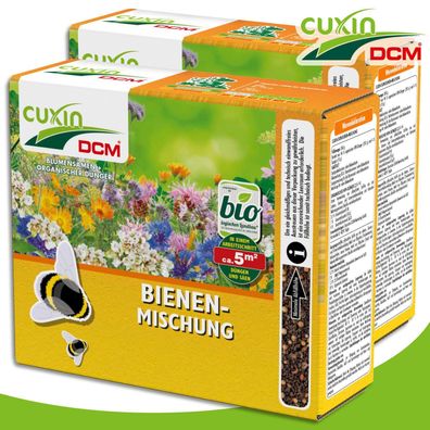 Cuxin DCM 2 x 260 g Blumensamen Bienen-Mischung Weide Garten Schutz Nützlinge