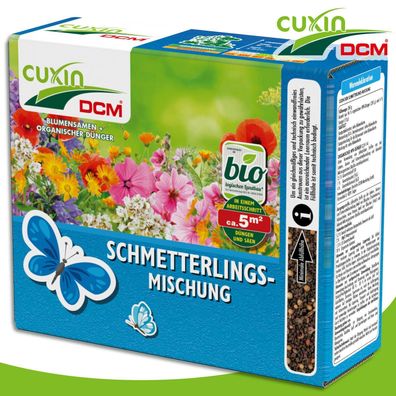 Cuxin DCM 260g Blumensamen Schmetterlings-Mischung Weide Nützlinge Garten Falter