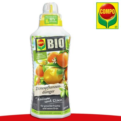 COMPO 0,5 l BIO Zitruspflanzendünger Kalium Eisen Limette Orange Zitronen Baum