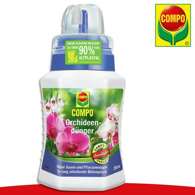 COMPO 250 ml Orchideendünger Blumen flüssig Pflege Nährstoffe Wachstum Beet Topf