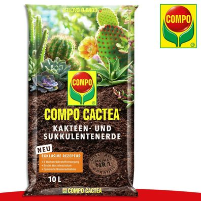 COMPO CACTEA® 10 l Kakteen- und Sukkulentenerde Fettpflanzen Wachstum Pflege
