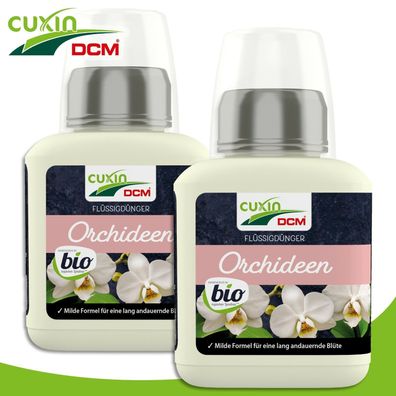 Cuxin 2 x 250 ml Flüssigdünger Orchideen BIO Naturdünger Wachstum Nährstoffe