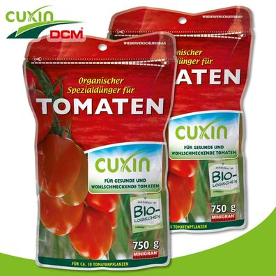 Cuxin 2 x 750g Spezialdünger für Tomaten Dünger Naturdünger