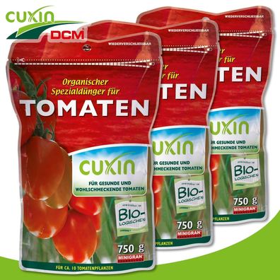Cuxin 3 x 750g Spezialdünger für Tomaten Dünger Naturdünger