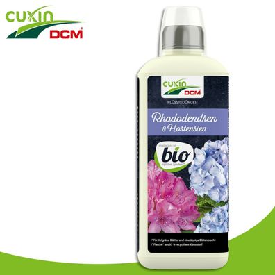 Cuxin 800 ml Flüssigdünger Rhododendren & Hortensien BIO Naturdünger Wachstum
