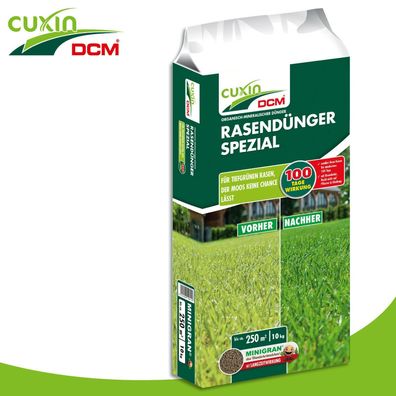 Cuxin DCM 10 kg Rasendünger Spezial Eisen grün Wachstum Nährstoffe Garten Wiese