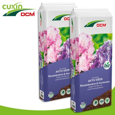 Cuxin DCM 2 x 20 l Aktiv-Erde Rhododendren & Hortensien