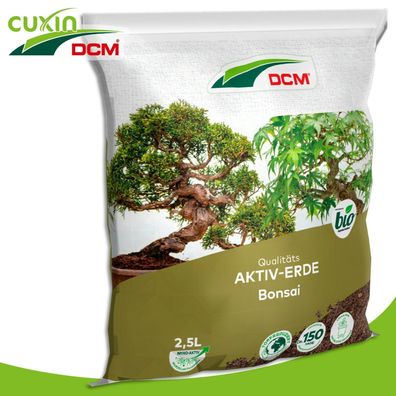 Cuxin DCM 2,5 l Aktiv-Erde Bonsai BIO Pflanzenerde Blumenerde