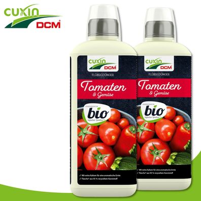 Cuxin DCM 2x 800ml Flüssigdünger Tomaten & Gemüse Bio Paprika Nährstoffe Pflege