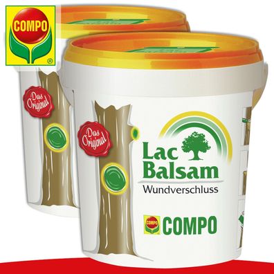 COMPO 2 x 1 kg Lac Balsam® Wundverschluss Pflege Pflanzenschutz Wachstum Rinde