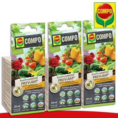 COMPO 3 x 50 ml Insektenmittel PREV-AM®