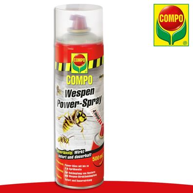 COMPO 500 ml Wespen Power-Spray | Power-Düse mit bis zu 4 m Sprühweite