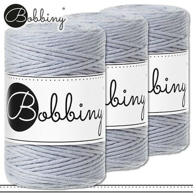 Bobbiny 3 x 100 m Makramee-Kordel 1,5 mm | Iris | Hobby Basteln Premium