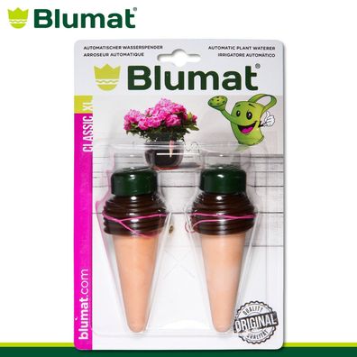 Blumat 1 x 2 Stück Classic XL f. Zimmerpflanzen Bewässerungssystem Wasserspender
