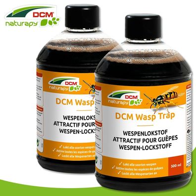 Cuxin 2 x 500 ml Naturapy Wasp Trap Wespen-Lockstoff (Gr. - - -)
