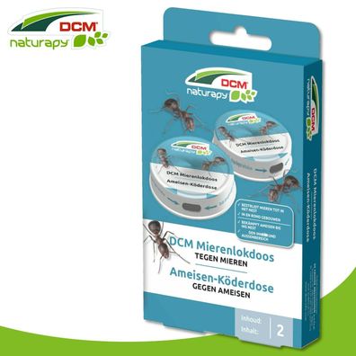 Cuxin DCM 2 Stück Naturapy Ameisen-Köderdose Terrasse Garage Haus Bekämpfung