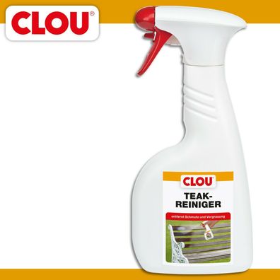 Clou 500 ml Teak-Reiniger Teakholz Entfetter Hartholz Vergrauung Schmutz
