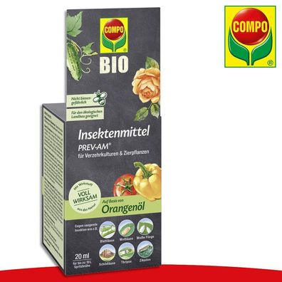 COMPO 20 ml BIO Insektenmittel PREV-AM Blattläuse Weiße Fliege Paprika Salat