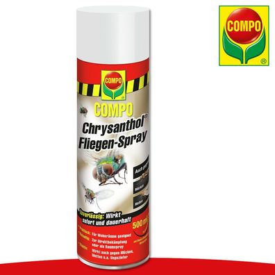 COMPO 500 ml Chrysanthol Fliegen-Spray Mücken Motten Ungeziefer Schaben Wespe