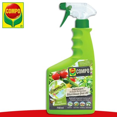 COMPO 750 ml Nativert® Kräuter & Gemüse Blattlaus-frei AF