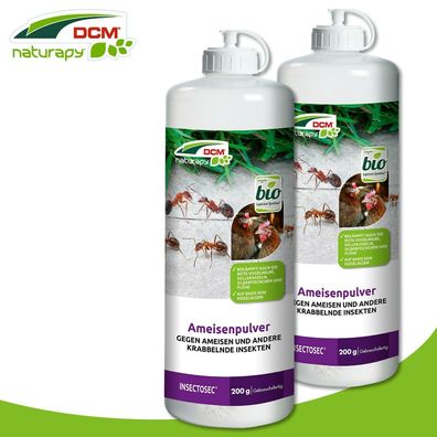 Cuxin 2 x 200 g Naturapy Ameisenpulver Insectosec Insektenbekämpfung