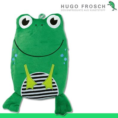 Hugo Frosch Kinder Öko-Wärmflasche »Frosch« Velours grün | Made in Germany