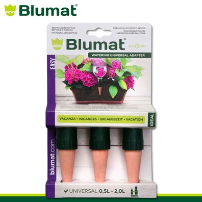 Blumat Easy Universal-Flaschenadapter für Zimmerpflanzen Bewässerungssystem