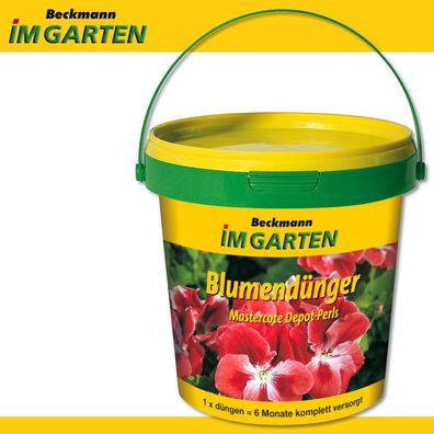 Beckmann 1 kg Blumendünger | Mastercote Depot-Perls Volldünger Rosen