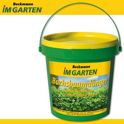 Beckmann 1 kg Buchsbaumdünger Liguster Strauch Sträucher Buchsbaumhecke