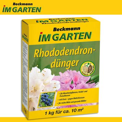 Beckmann 1 kg Rhododendrondünger Azalee Lorbeer Erika Hortensie Heidelbeere