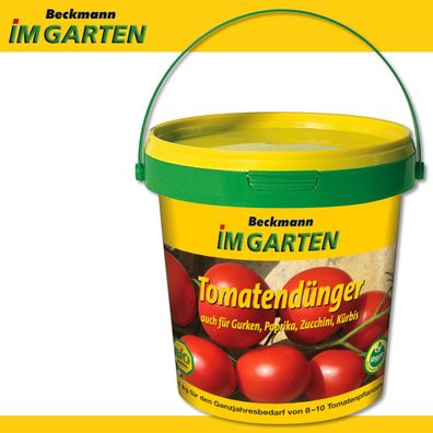 Beckmann 1 kg Tomatendünger Paprika Zucchini Fruchtgemüse Ernte Bio Veggie