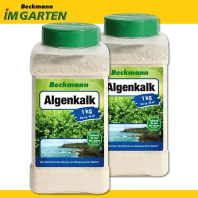 Beckmann 2 x 1 kg Algenkalk Spurenelemente Buchsbaum Gesundheit Widerstandskraft