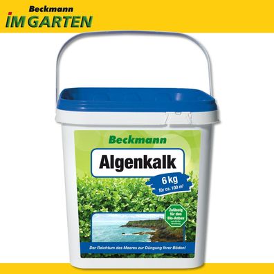 Beckmann 6 kg Algenkalk Spurenelemente Buchsbaum Gesundheit Widerstandskraft