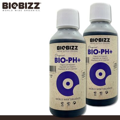 Biobizz 2 x 250 ml Bio pH+ pH-Regulator für Wachstum & Blüte Premium Dünger