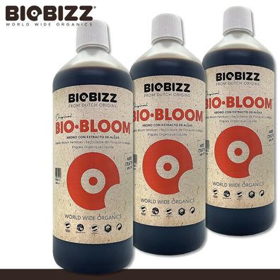 Biobizz 3 x 1 l Bio-Bloom Biodünger | organischer ELITE Dünger|