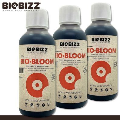 Biobizz 3 x 250 ml Bio-Bloom Biodünger organischer ELITE Dünger