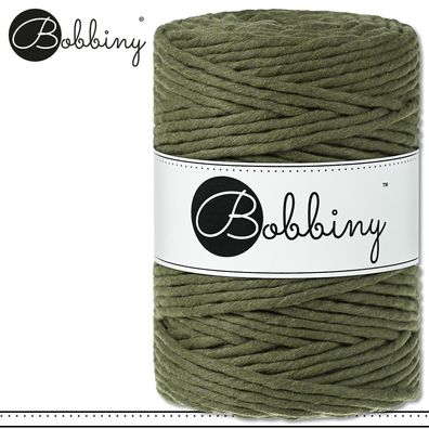 Bobbiny 100 m Makramee-Kordel 1,5 mm | Avocado | Hobby Basteln Premium