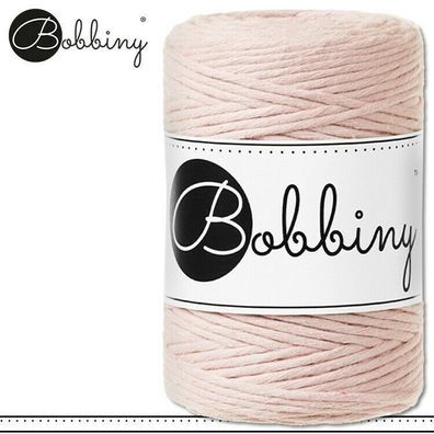 Bobbiny 100 m Makramee-Kordel 1,5 mm | Pastel Pink | Hobby Basteln Premium