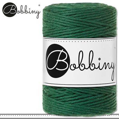 Bobbiny 100 m Makramee-Kordel 1,5 mm | Pine Green | Hobby Basteln Premium