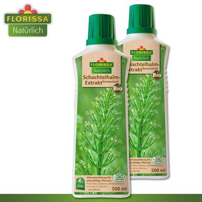 Florissa 2 x 500 ml Schachtelhalm-Extrakt Konzentrat Bio Pflanzenstärkung